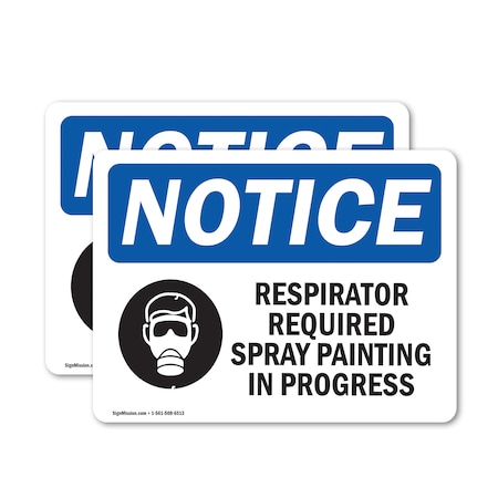 Signmission 5 in Height, 7 in Width, Vinyl Decal, Rectangle OS-2PACK-NS-D-57-L-18054